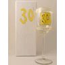 Hand-painted wine glass 